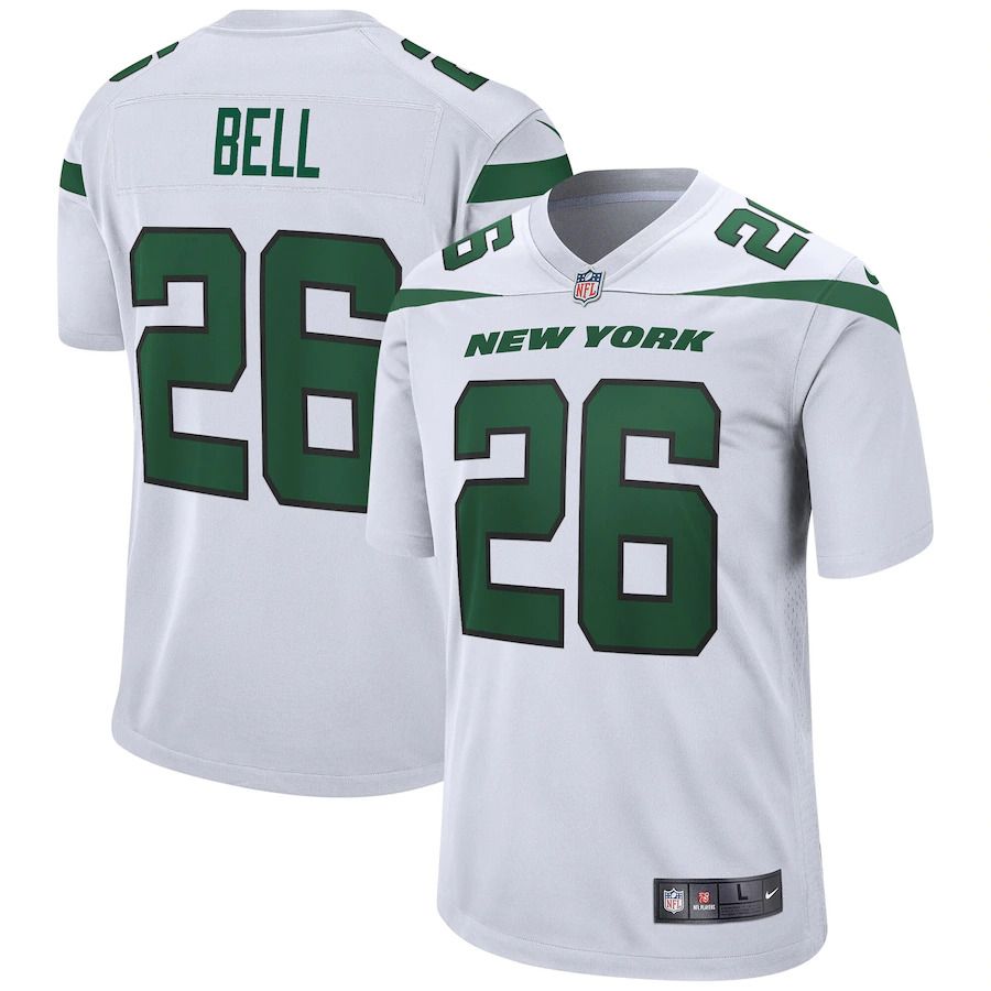 Men New York Jets #26 Le Veon Bell Nike White Game NFL Jersey->new york jets->NFL Jersey